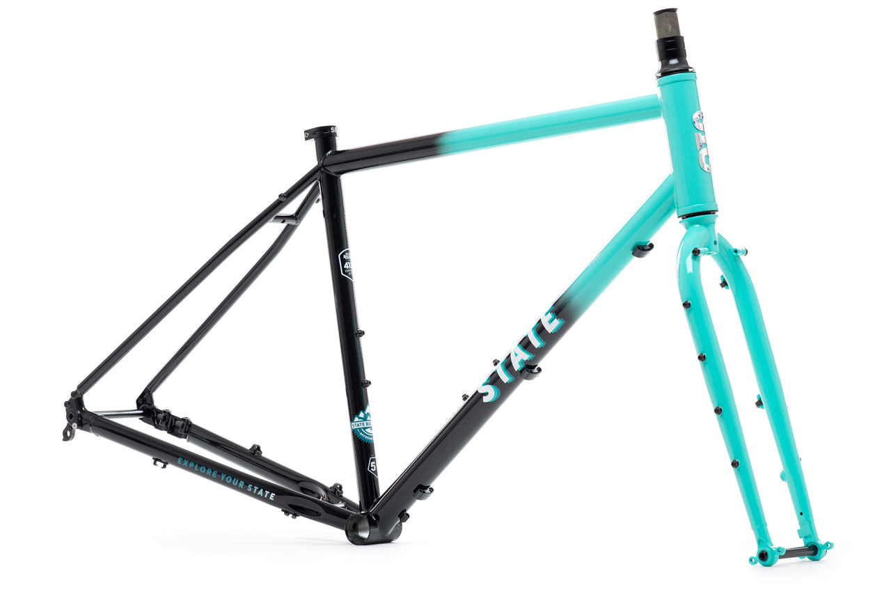 4130 All-Road - Frame & Fork Set - Turquoise Fade