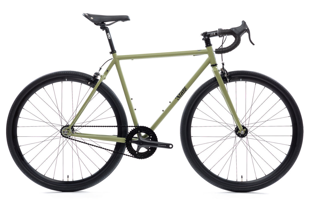 4130 Matte Olive – (Fixed Gear Single-Speed) – Peak Outdoors