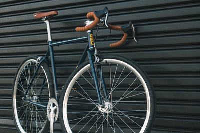 4130 - Navy / Gold – (Fixed Gear / Single-Speed)