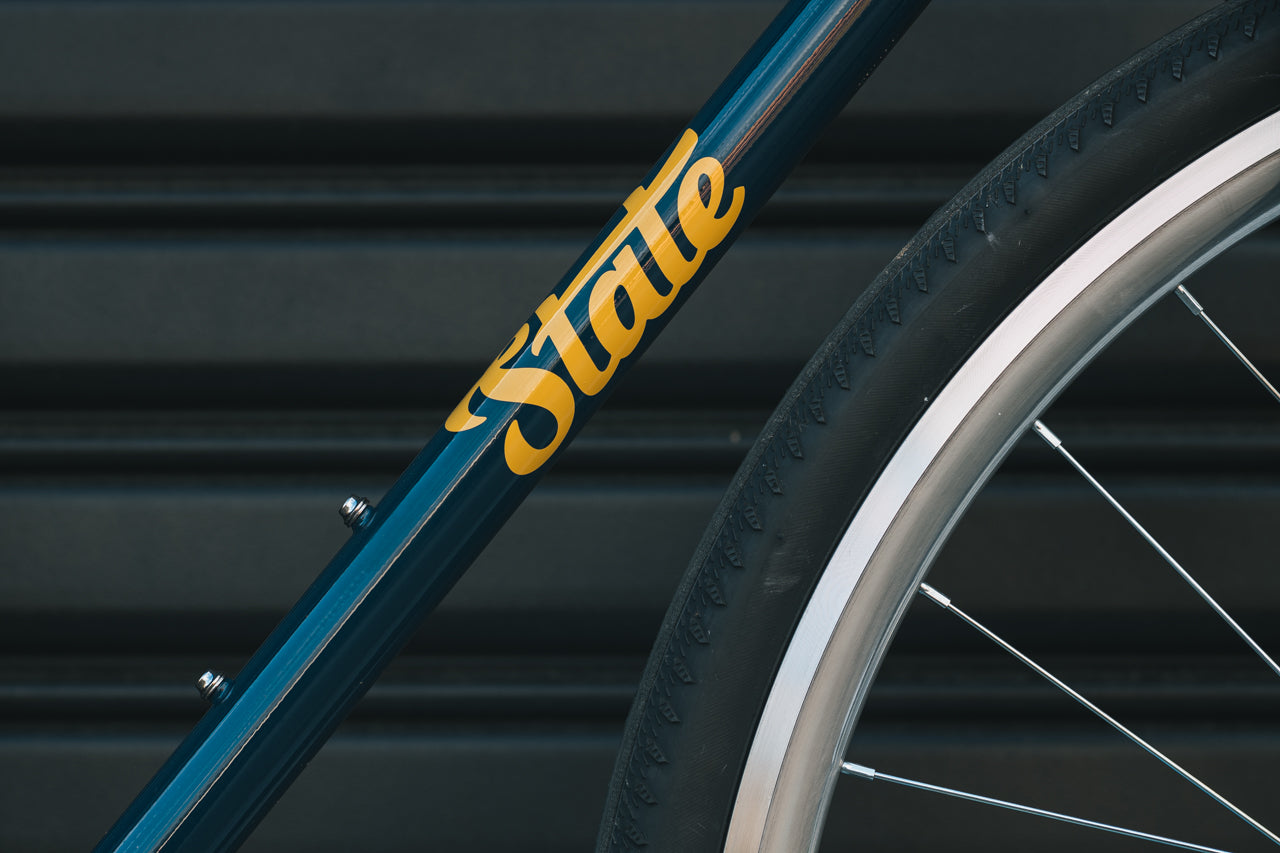 4130 - Navy / Gold – (Fixed Gear / Single-Speed)