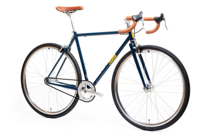 4130 - Navy / Gold – (Fixed Gear / Single-Speed)