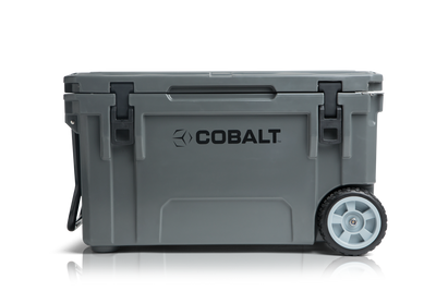 Cobalt Wheeled 55 Quart Roto-Molded Super Cooler by Blue Coolers