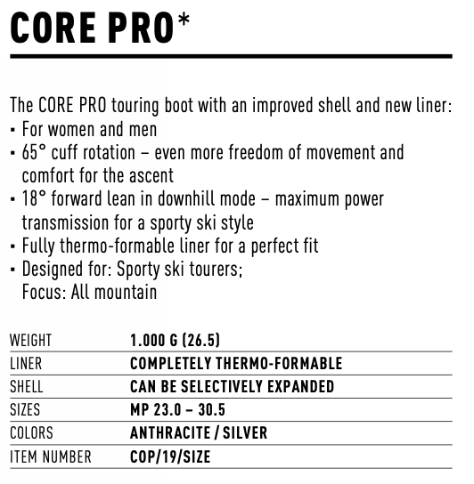 Core Pro Carbon by Hagan Ski Mountaineering