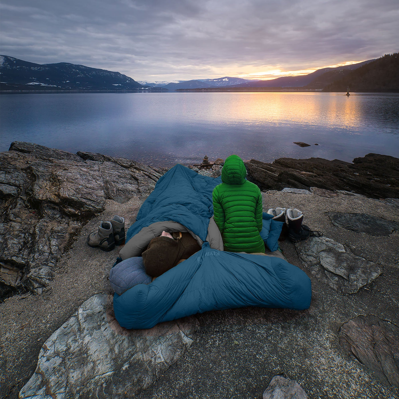 30 Degree Two Person Full-Synthetic Sleeping Bag by Klymit - Peak Outdoors - Klymit -
